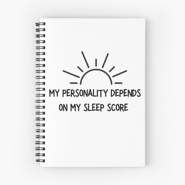 Item preview, My Personality Depends on My Sleep Score – Funny Wellness Shirt designed and sold by LowEffortLab5.