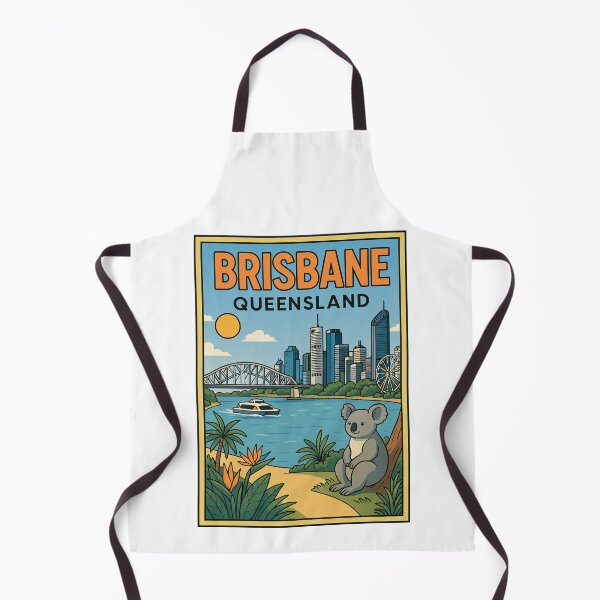 Item preview, Brisbane Queensland – Retro Travel Design designed and sold by Explore That City.