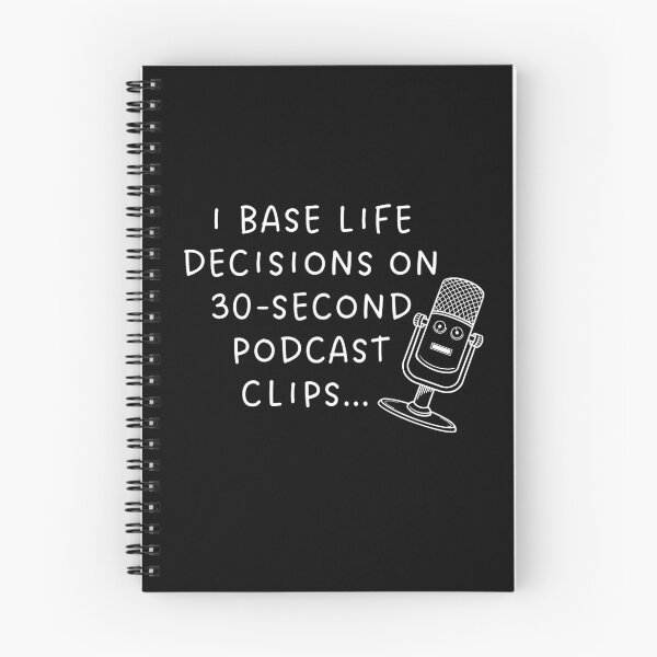 Item preview, 30-Second Podcast Life Coach (white logo for dark colours)– Funny Self-Help T-Shirt designed and sold by LowEffortLab5.
