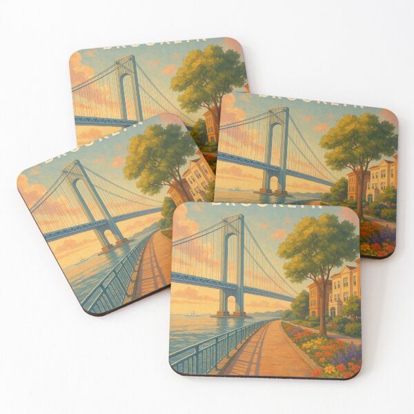 Item preview, Bay Ridge Brooklyn – Verrazzano Bridge Waterfront Path designed and sold by Places On Earth.