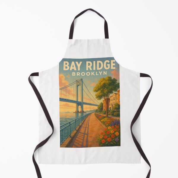 Item preview, Bay Ridge Brooklyn – Verrazzano Bridge Waterfront Path designed and sold by Places On Earth.
