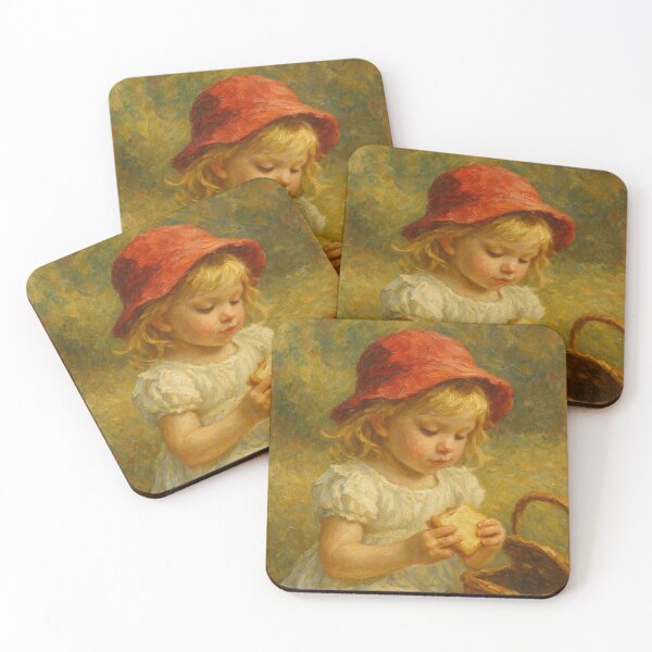 Item preview, Little One and Her Lunch designed and sold by cottoncode.