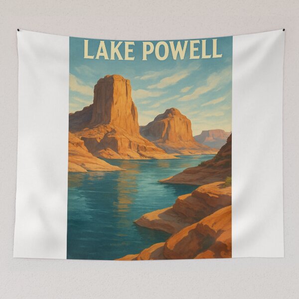 Item preview, Lake Powell – Red Rock Canyon and Turquoise Water designed and sold by Places On Earth.