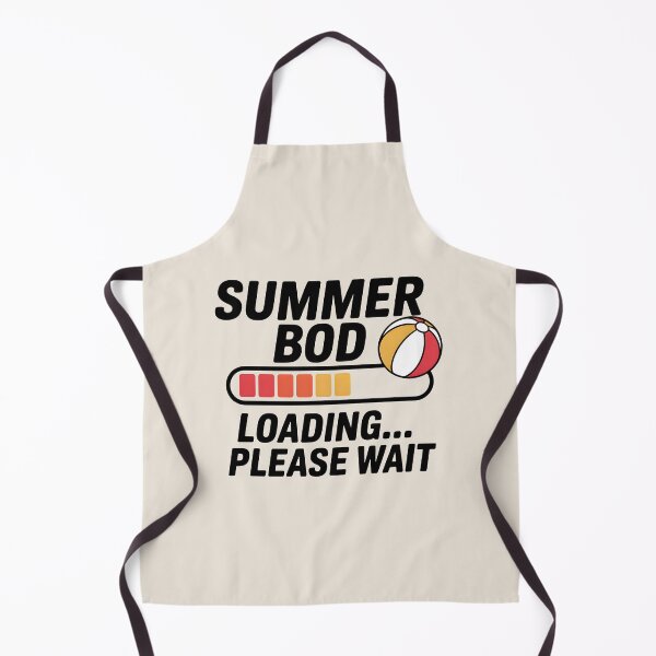 Item preview, Summer Bod Loading... Please Wait Funny Fitness Quote designed and sold by Jollys-ArtShop.