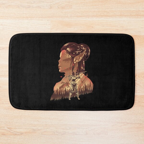 Item preview, Lae'zel - Githyanki Fighter Silhouette Art Print designed and sold by Hypertwenty Designs.