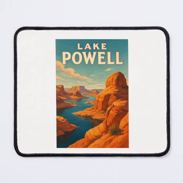 Item preview, Lake Powell Vista – Sandstone Bluffs and Serene Waters designed and sold by Places On Earth.