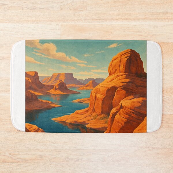 Item preview, Lake Powell Vista – Sandstone Bluffs and Serene Waters designed and sold by Places On Earth.