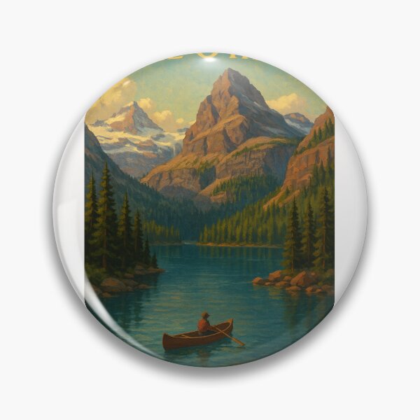 Item preview, Lake O’Hara Canoe Scene – Canadian Rockies Wilderness designed and sold by Places On Earth.