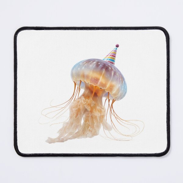 Item preview, Cute Jellyfish with Party Hat Birthday Celebration designed and sold by LazyOwlStore.