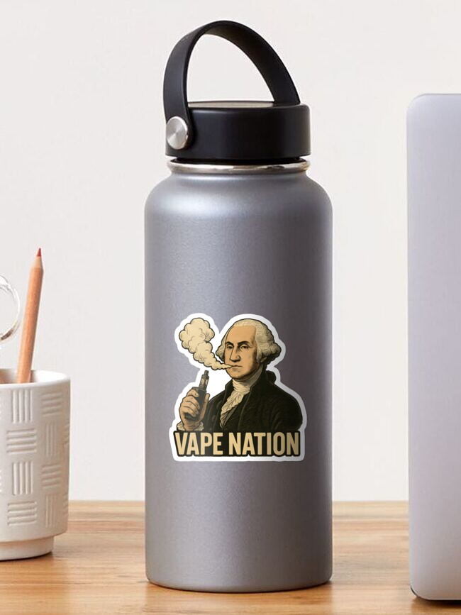 Funny George Washington Vaping" Sticker for Sale by HeadTurningArt |  Redbubble