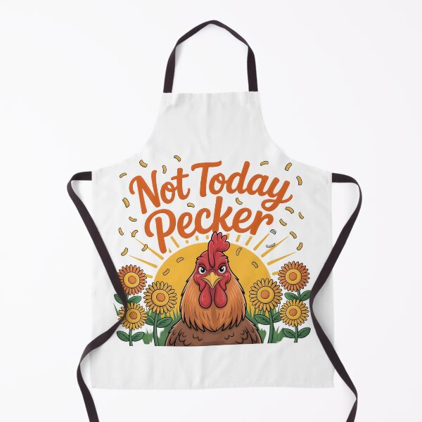 Item preview, Not Today Pecker funny gifts for farm lovers and chicken enthusiasts designed and sold by ThePixelAlchemy.