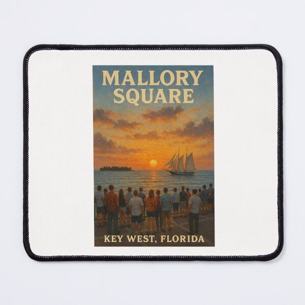 Item preview, Mallory Square Key West – Golden Horizon and Sailboat designed and sold by Places On Earth.