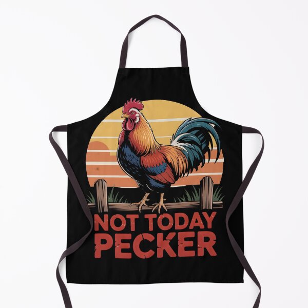 Item preview, Not Today Pecker funny gifts for farm lovers and chicken enthusiasts designed and sold by ThePixelAlchemy.