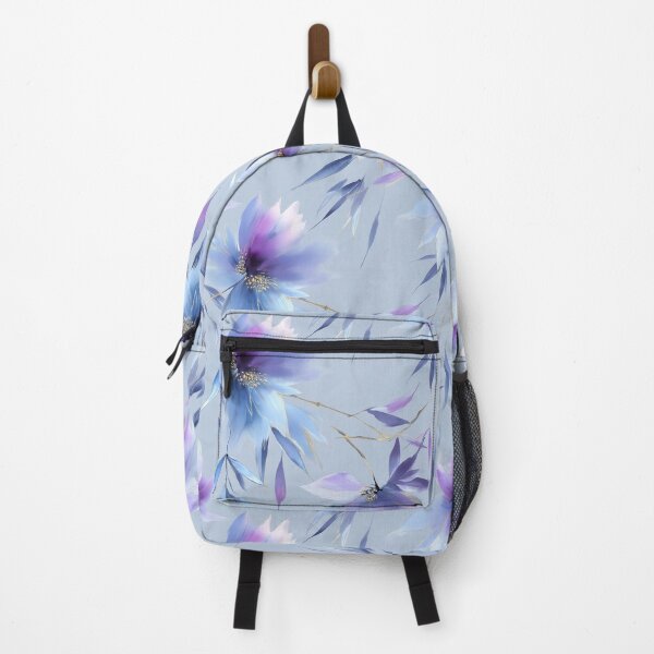 Item preview, Moonlit Bloom – Flowing Petals in Indigo, Violet, and Gold designed and sold by Moisky Patterns.