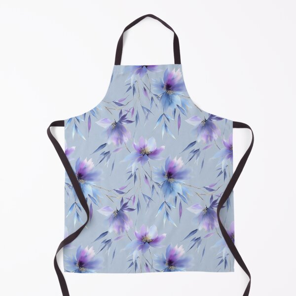 Item preview, Moonlit Bloom – Flowing Petals in Indigo, Violet, and Gold designed and sold by Moisky Patterns.