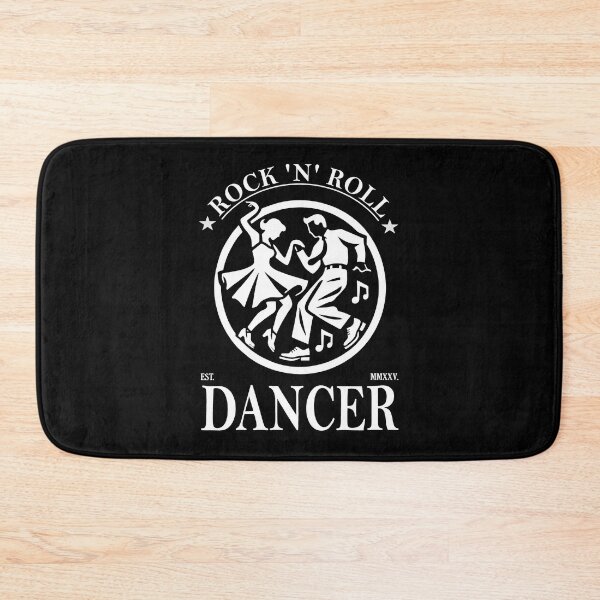 Item preview, Rock’n’Roll Dancer Vintage Design with Dancing Couple Silhouette designed and sold by RetroMaritalArt.