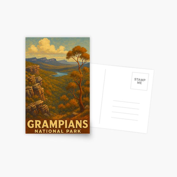 Item preview, Grampians National Park – Australian Cliffside View designed and sold by Places On Earth.