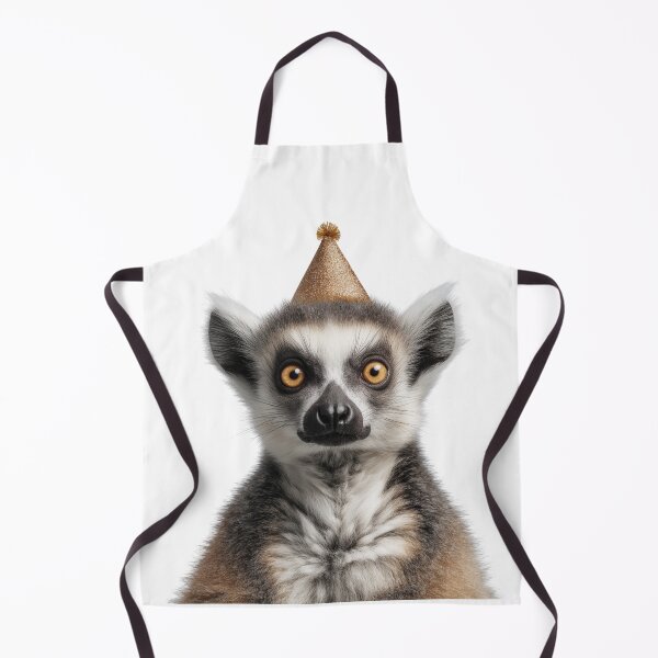 Item preview, Cute Lemur with Party Hat Birthday Celebration designed and sold by LazyOwlStore.