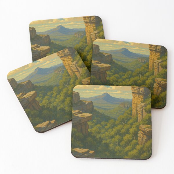 Item preview, Grampians Overlook – Mountain Ridges and Green Valley designed and sold by Places On Earth.