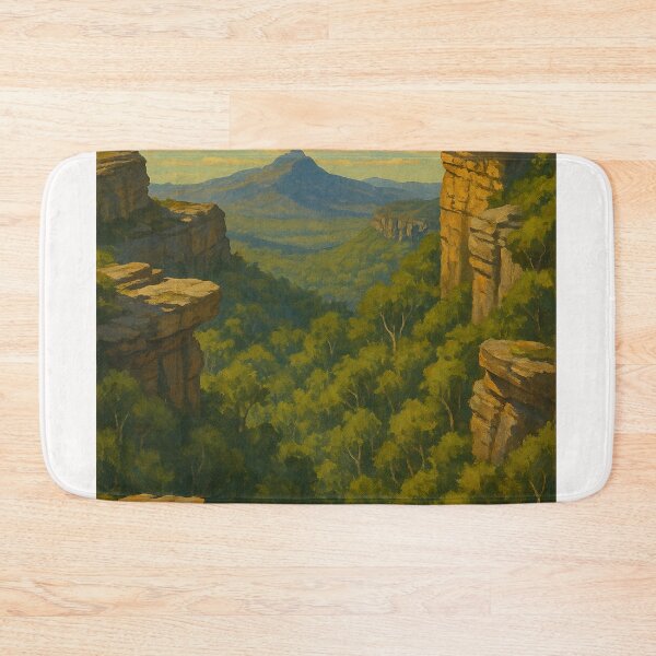 Item preview, Grampians Overlook – Mountain Ridges and Green Valley designed and sold by Places On Earth.