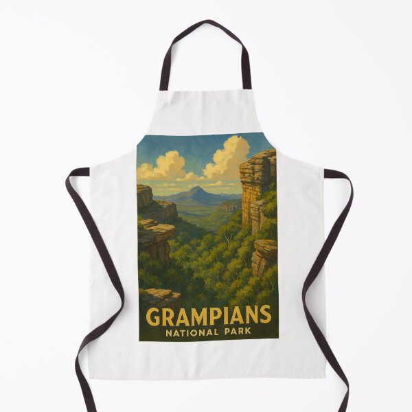 Item preview, Grampians Overlook – Mountain Ridges and Green Valley designed and sold by Places On Earth.