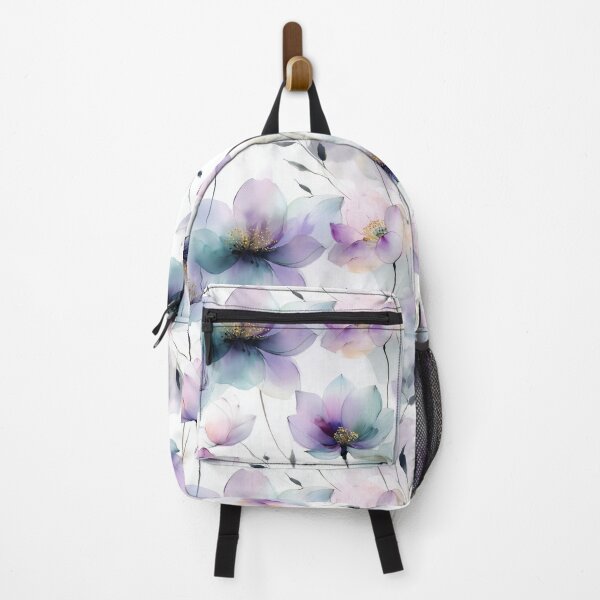 Item preview, Dreamwater Florals – Watercolor Petals in Violet, Aqua, and Blush designed and sold by Moisky Patterns.