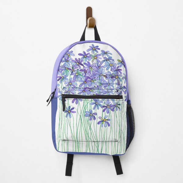 Item preview, Purple Daisies in Watercolor & Colored Pencil  designed and sold by micklyn.