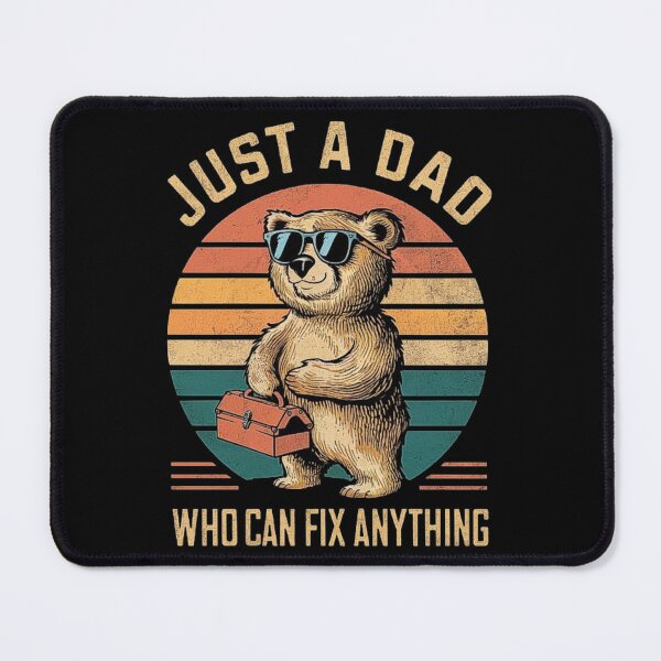 Item preview, Funny Dad Bear Design with Toolbox – Retro Fix Anything Theme designed and sold by love3617.