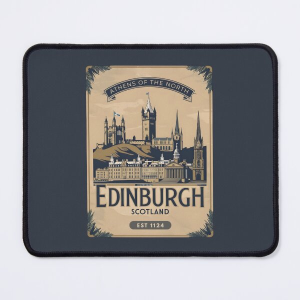 Item preview, A Vintage Travel Illustration of Edinburgh - Scotland  designed and sold by GoodOldVintage.