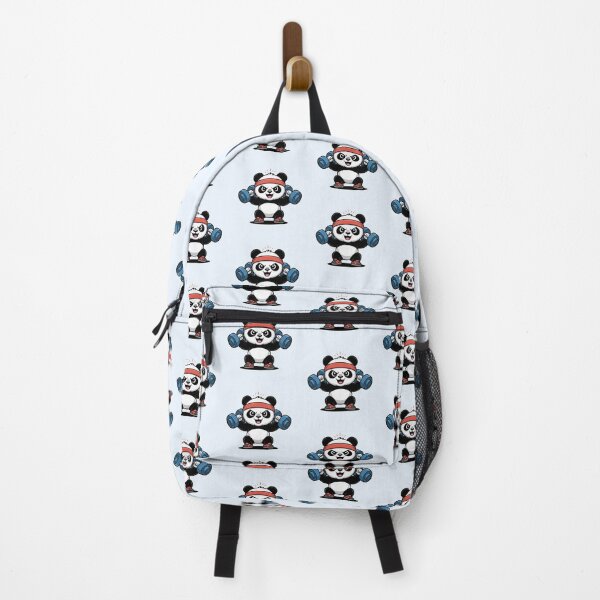 Item preview, Cute Weightlifting Panda – Funny Gym Animal Vector Design designed and sold by designedbyNil.