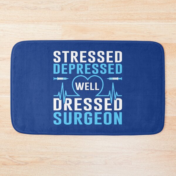 Item preview, stressed and depressed, inspirational, joke, quotes, comic sans, garbage person, memes, mental health, meme designed and sold by happinesproject.
