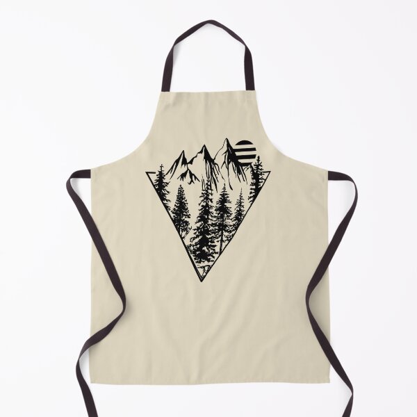 Item preview, Minimalist geometric nature minimal pine forest trees landscape designed and sold by Alexaltay.