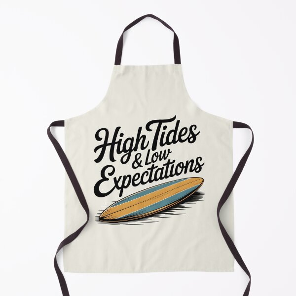 Item preview, High Tides & Low Expectations Chill Summer Quote designed and sold by Jollys-ArtShop.