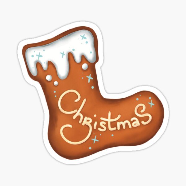 Item preview, Christmas Gingerbread Sock designed and sold by Iras-Art-Corner.