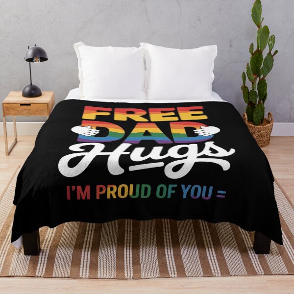 Item preview, Free Dad Hugs I'm Proud Of You Lover Pride Month designed and sold by brynatshop.