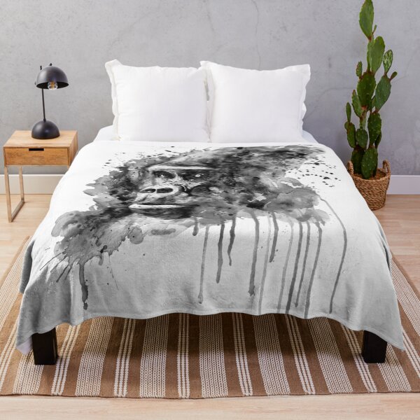 Item preview, Gorilla Black and White Portrait designed and sold by caracatita75.