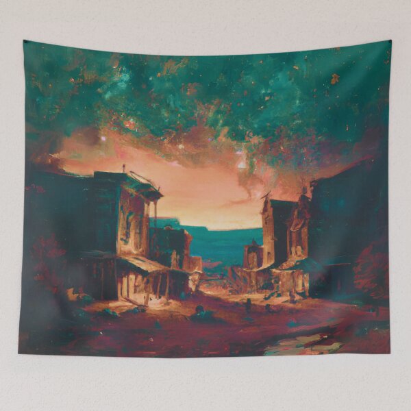 Item preview, The Starry Night of an ancient town designed and sold by MerryCrown.