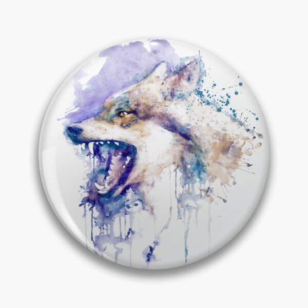 Item preview, Angry Wolf Watercolor designed and sold by caracatita75.