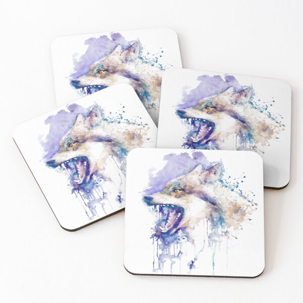Item preview, Angry Wolf Watercolor designed and sold by caracatita75.