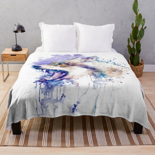 Item preview, Angry Wolf Watercolor designed and sold by caracatita75.