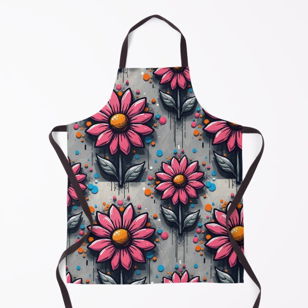 Item preview, Urban Contrast Daisy - Flujo de grafiti designed and sold by Ajay Creative Studio.