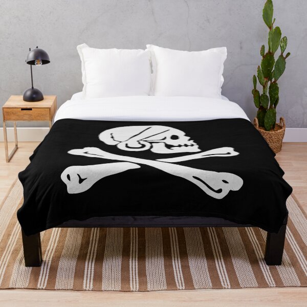 Aperçu de l'œuvre Drapeau pirate / Jolly Roger / Tête de mort créée et vendue par StudioDestruct.