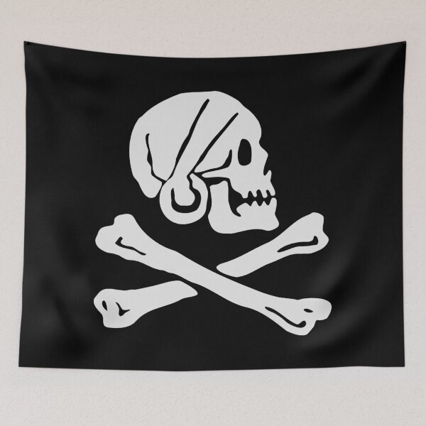 Item preview, Pirate flag / Jolly Roger / Skull and Crossbones designed and sold by StudioDestruct.