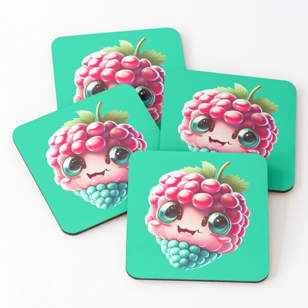 Item preview, Cute Fruit - Raspberry Agua designed and sold by UmamiDesigns.