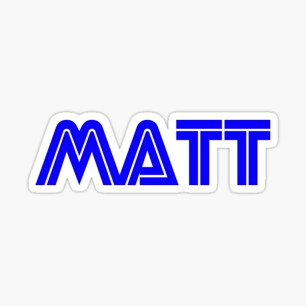 Item preview, Matt, Sega font, Sonic designed and sold by mik3367.