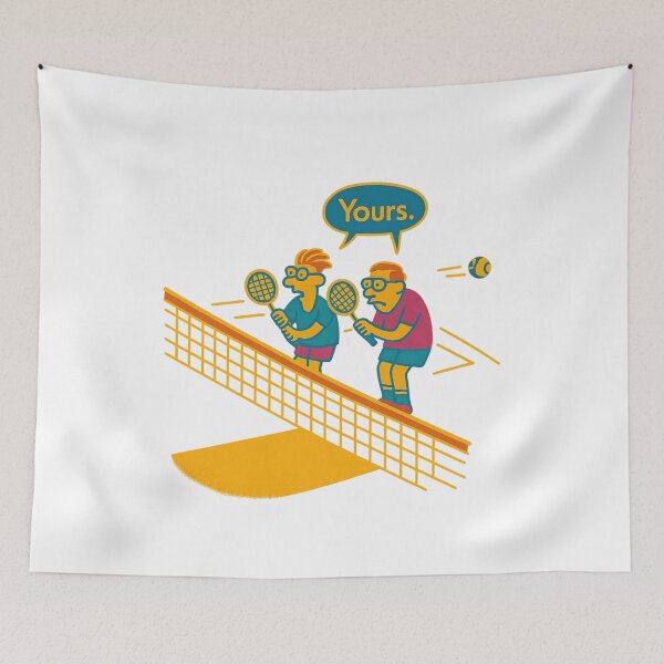 Item preview, Funny Tennis Design Doubles Partner Friends Tennisplayer designed and sold by surfingfun.