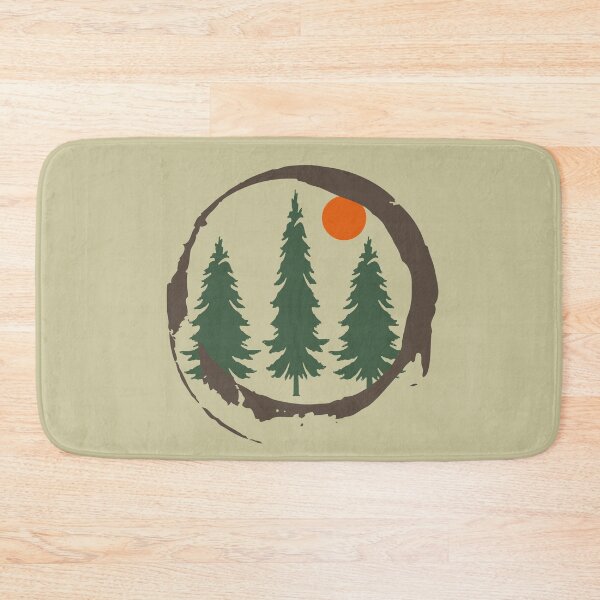 Item preview, Minimalist pine trees forest silhouette minimal landscape art designed and sold by Alexaltay.