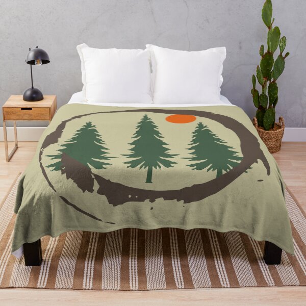 Item preview, Minimalist pine trees forest silhouette minimal landscape art designed and sold by Alexaltay.