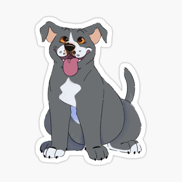 Item preview, Staffordshire Terrier sticker designed and sold by ABrillSketches.