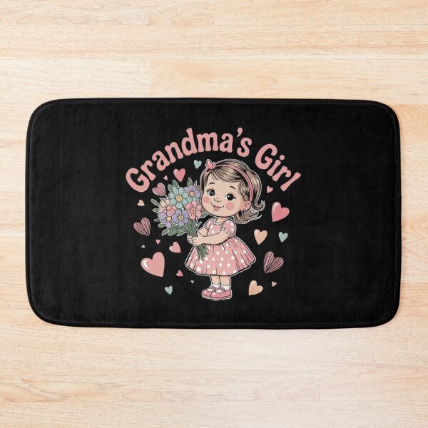 Item preview, Grandma’s Girl Floral Artwork for Granddaughters designed and sold by love3617.
